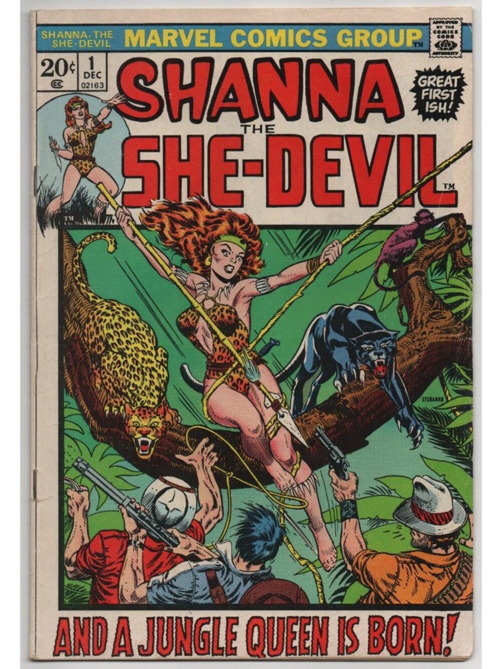 Shanna the She-Devil 1 Marvel Comics 1972 VG/FN 5.0 1st Shanna Origin Steranko